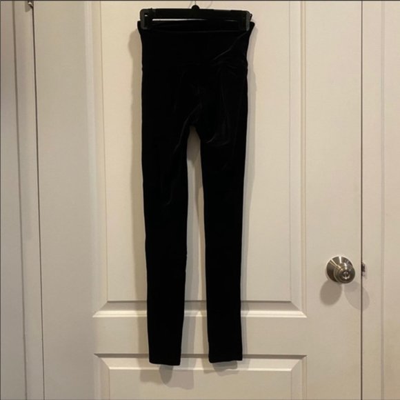 Spanx Black Velvet Leggings - Picture 4 of 5